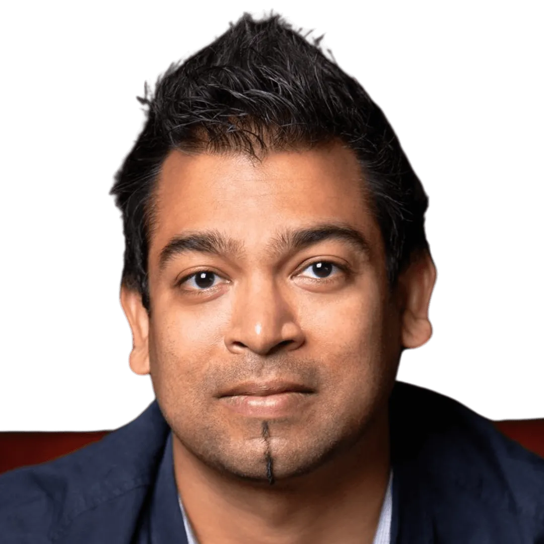 A man looking at the camera.